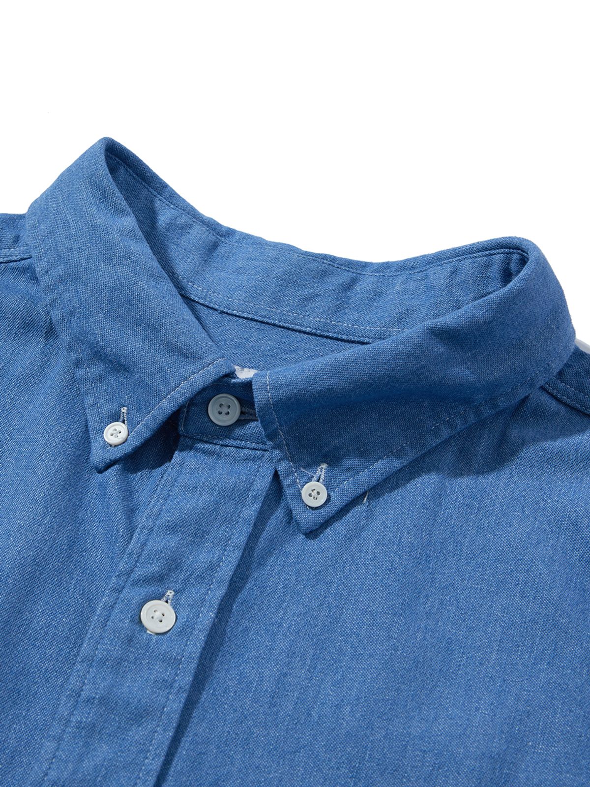 사운즈라이프(SOUNDSLIFE) Side Loop Big Fit Shirt Blue