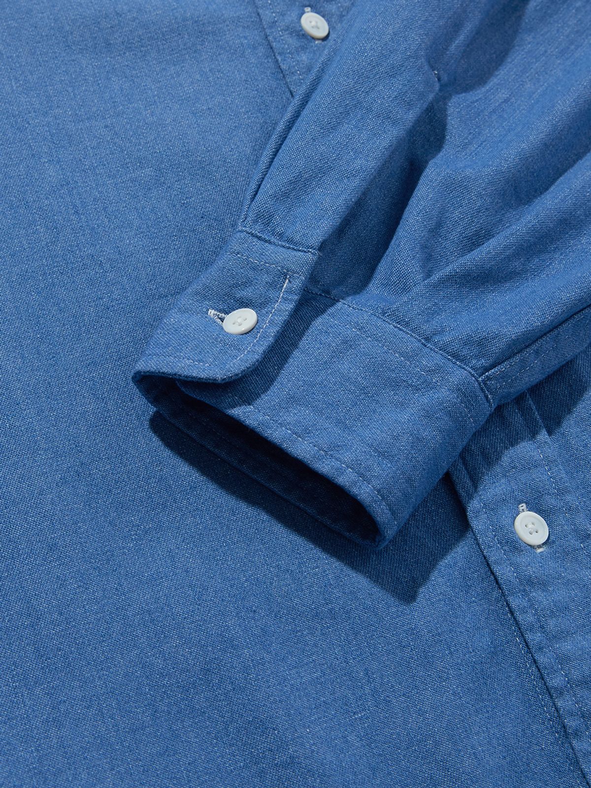 사운즈라이프(SOUNDSLIFE) Side Loop Big Fit Shirt Blue