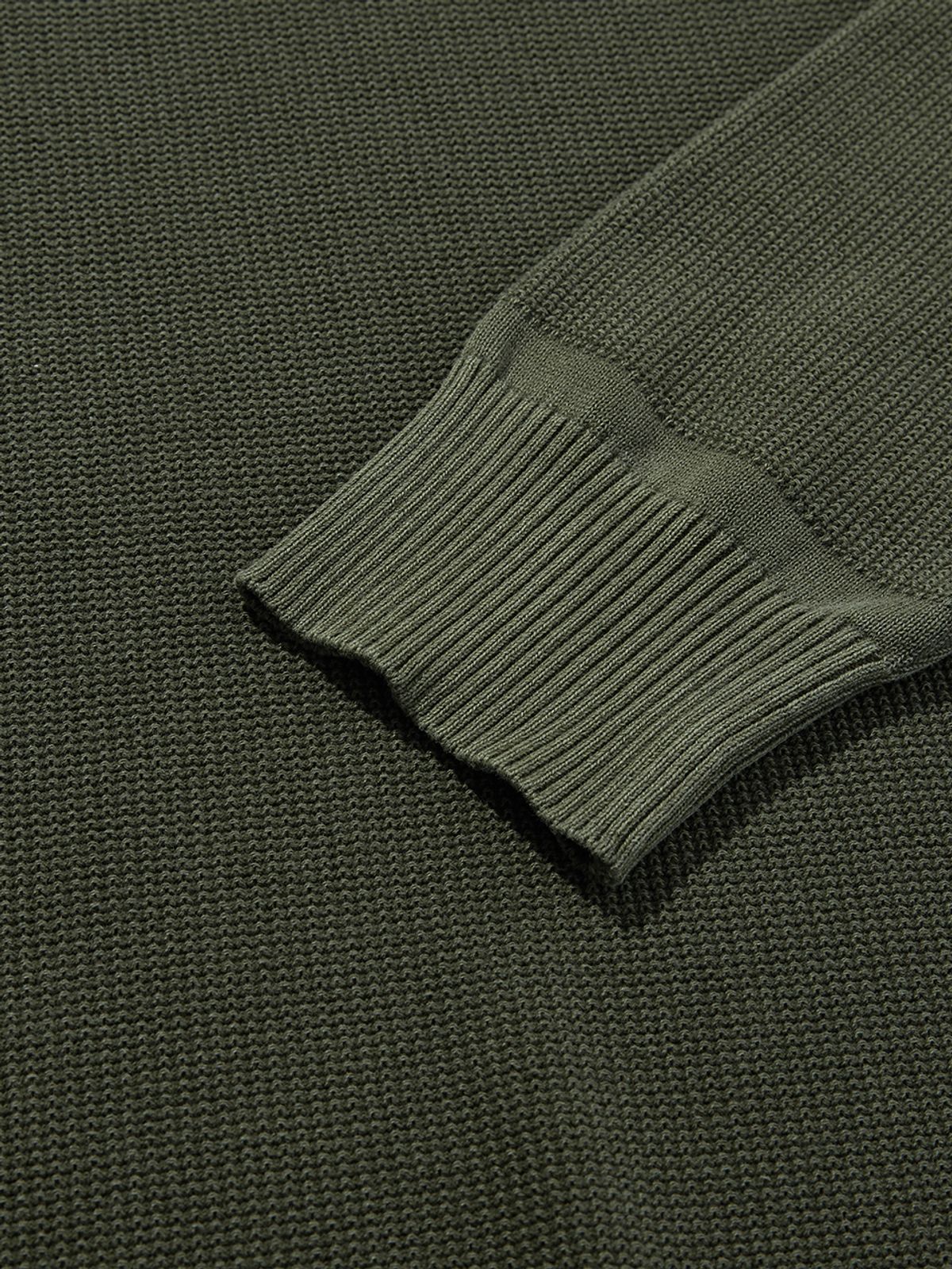 사운즈라이프(SOUNDSLIFE) Double Faced Pullover Knit Khaki