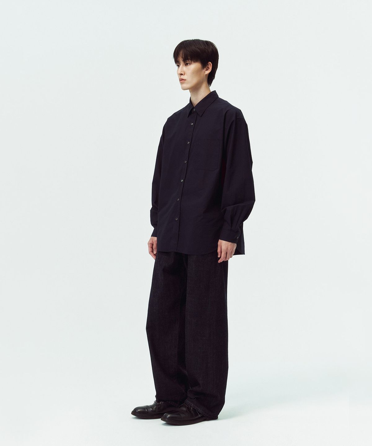 블랭크룸(BLANKROOM) 필드데이 셔츠_DARK NAVY