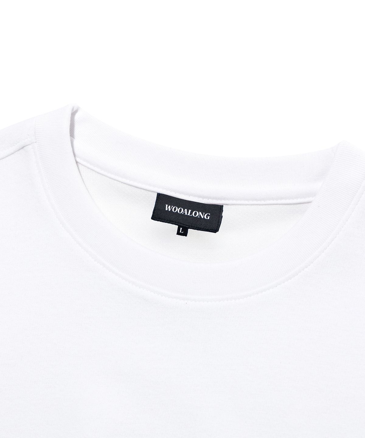 우알롱(WOOALONG) OG Basic T-Shirt - WHITE