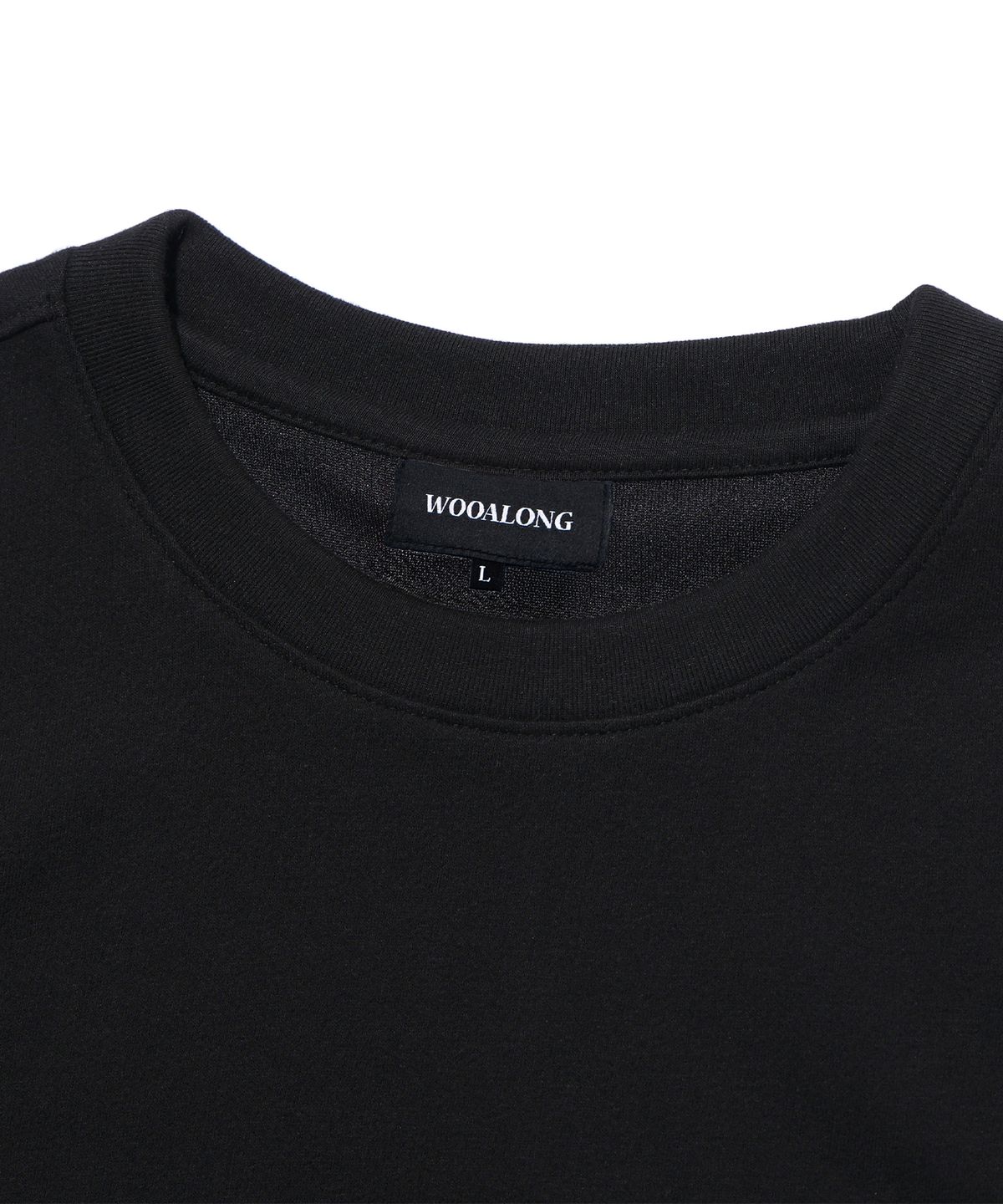 우알롱(WOOALONG) OG Basic T-shirt - BLACK