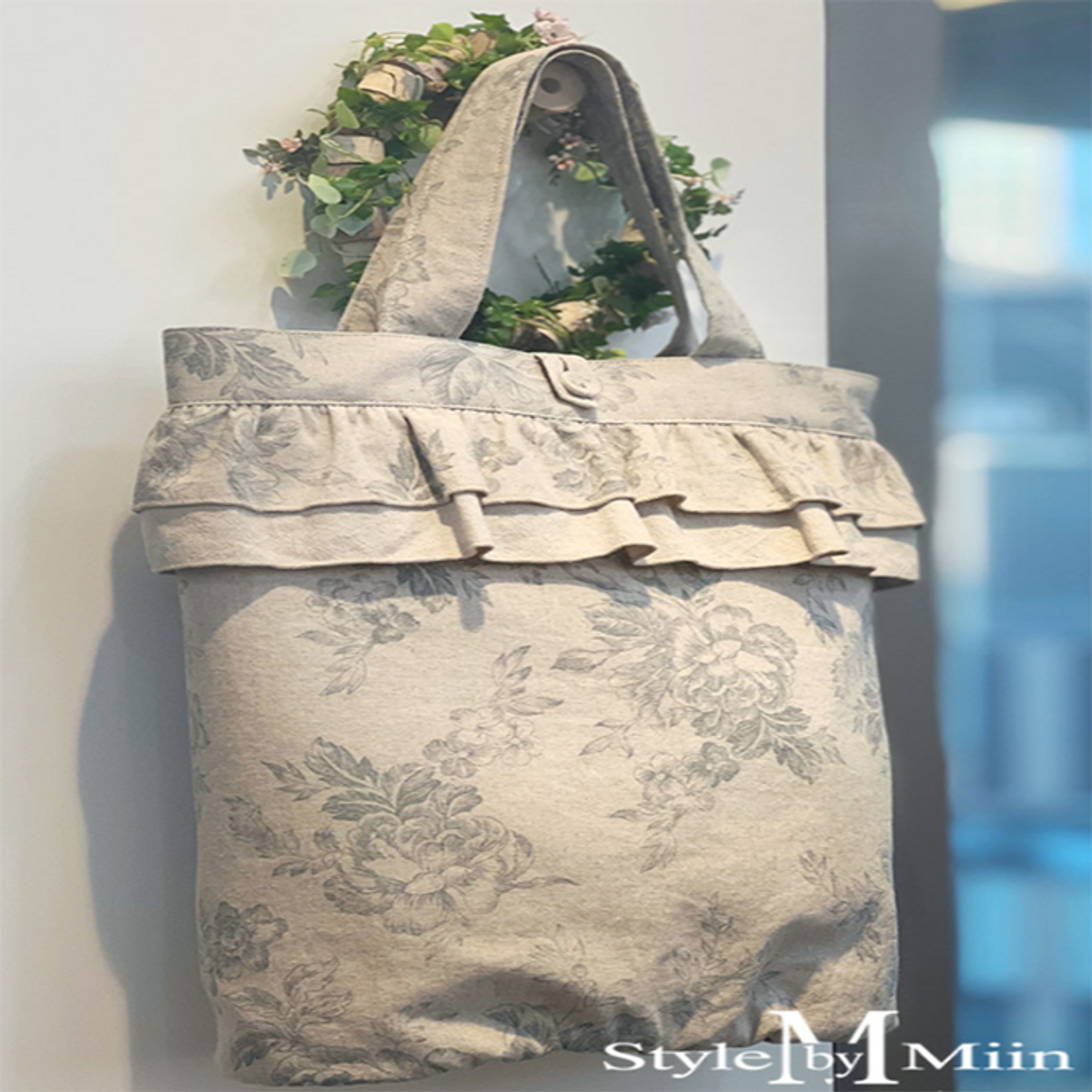 스타일바이미인(STYLEBYMIIN) 면린넨에코가방