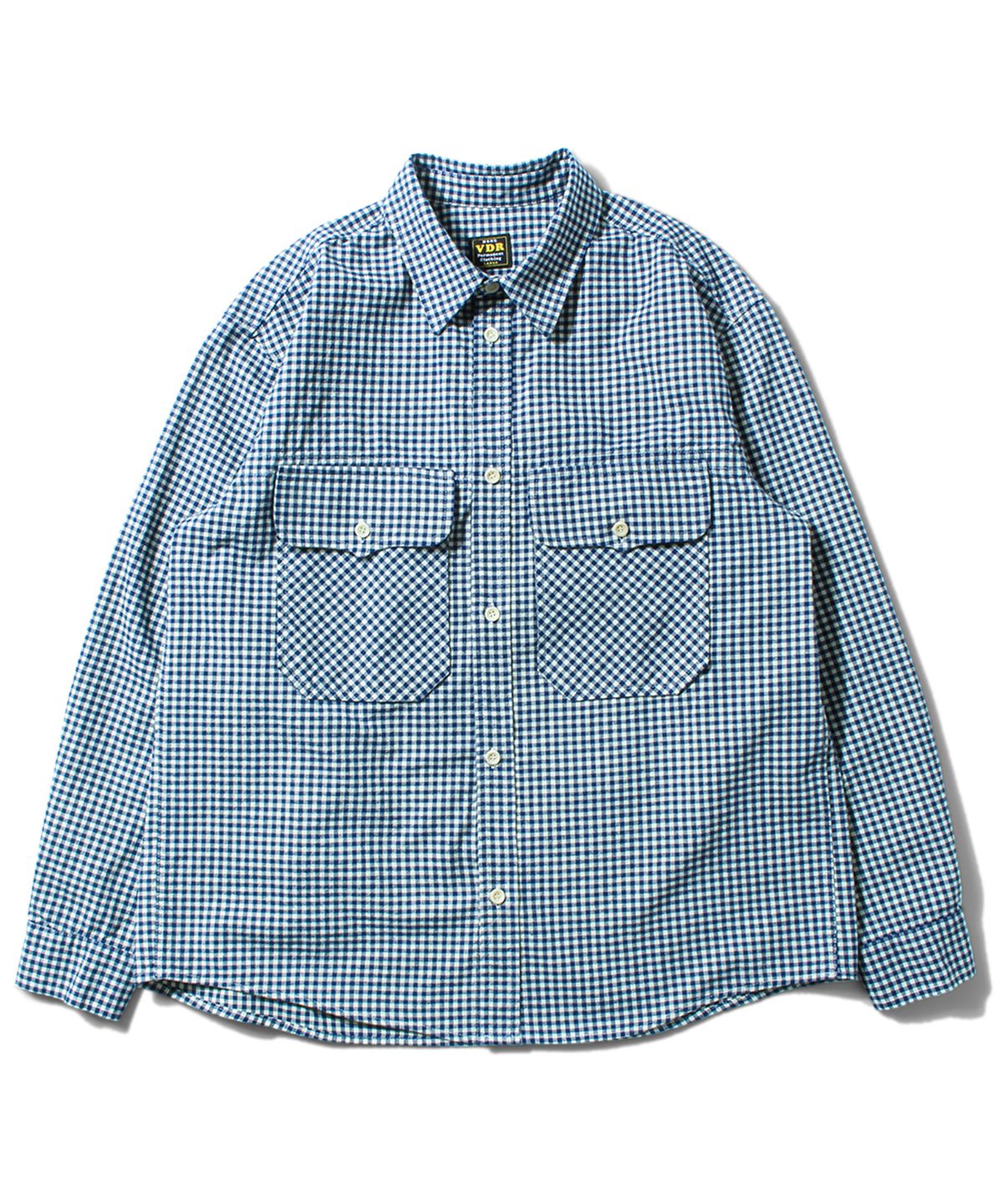 비디알(VDR) GINGHAMCHECK SHIRTS [Blue]