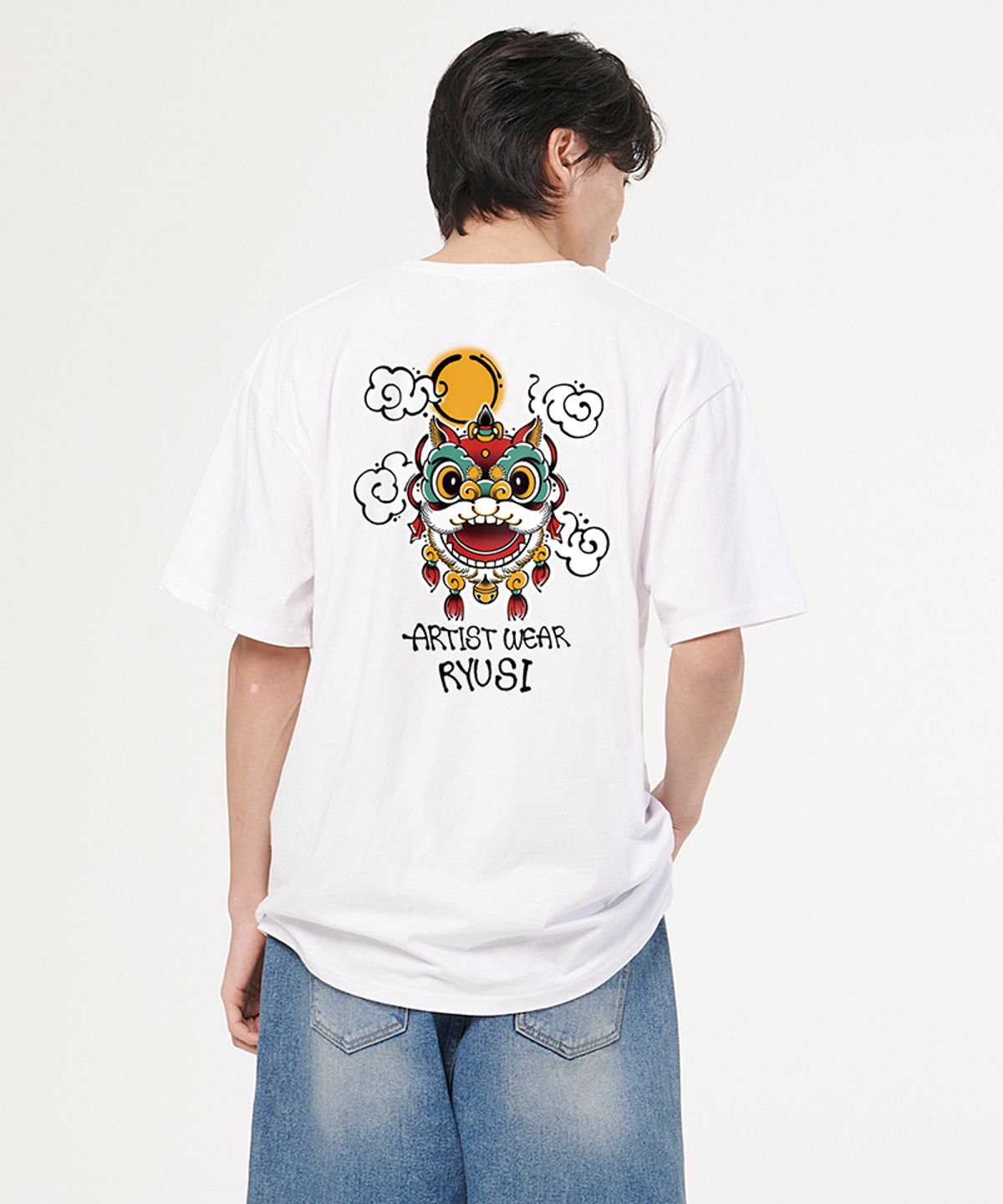 아티스트웨어(ARTISTWEAR) [ATW X RUYSI] 해태 반팔티_WH