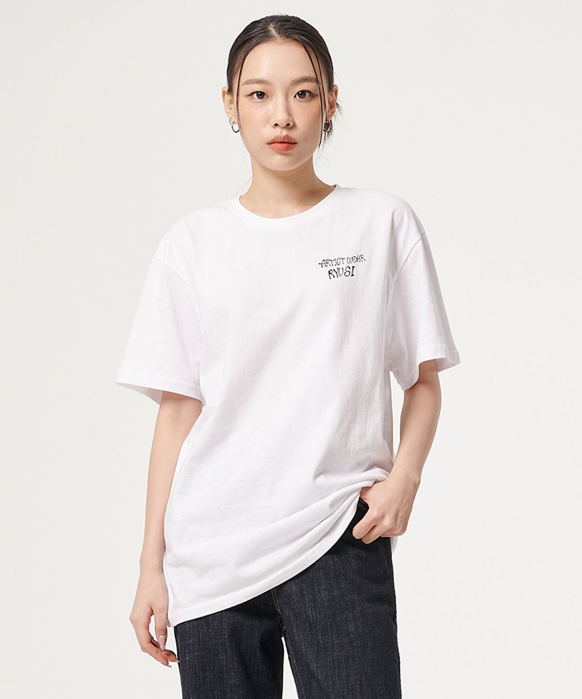 아티스트웨어(ARTISTWEAR) [ATW X RUYSI] 해태 반팔티_WH