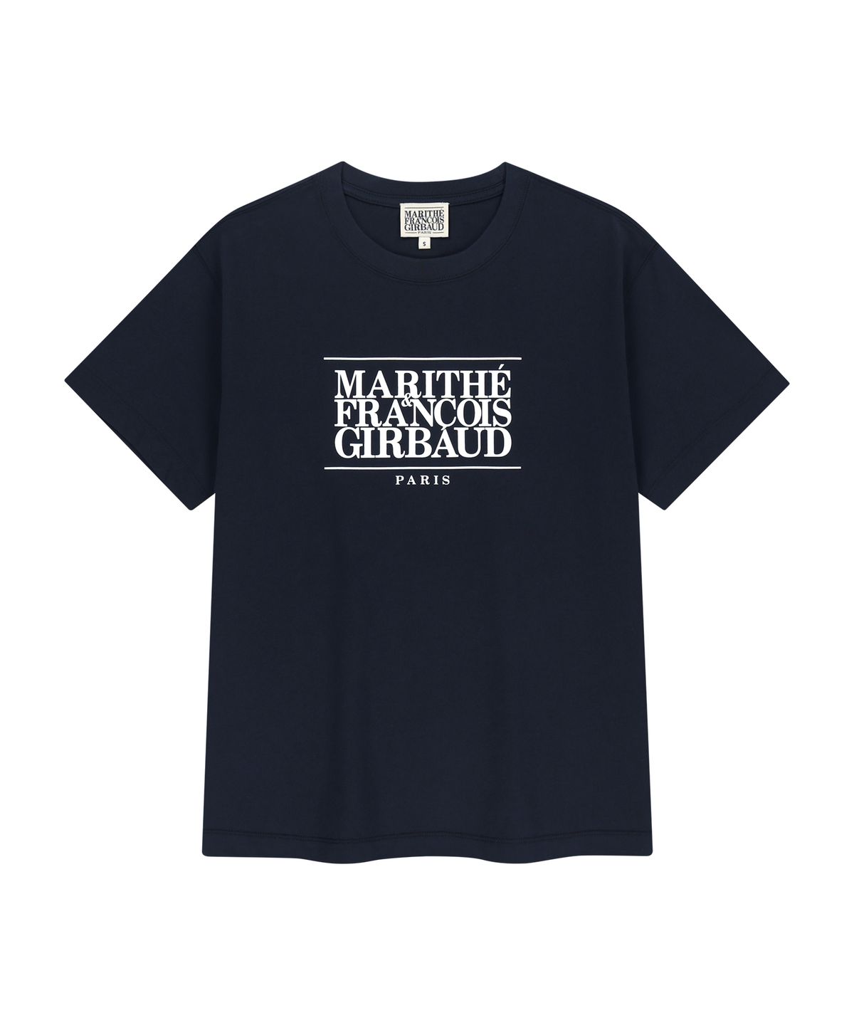 마리떼 프랑소와 저버(MARITHÉ + FRANҪOIS GIRBAUD) CLASSIC LOGO TEE navy