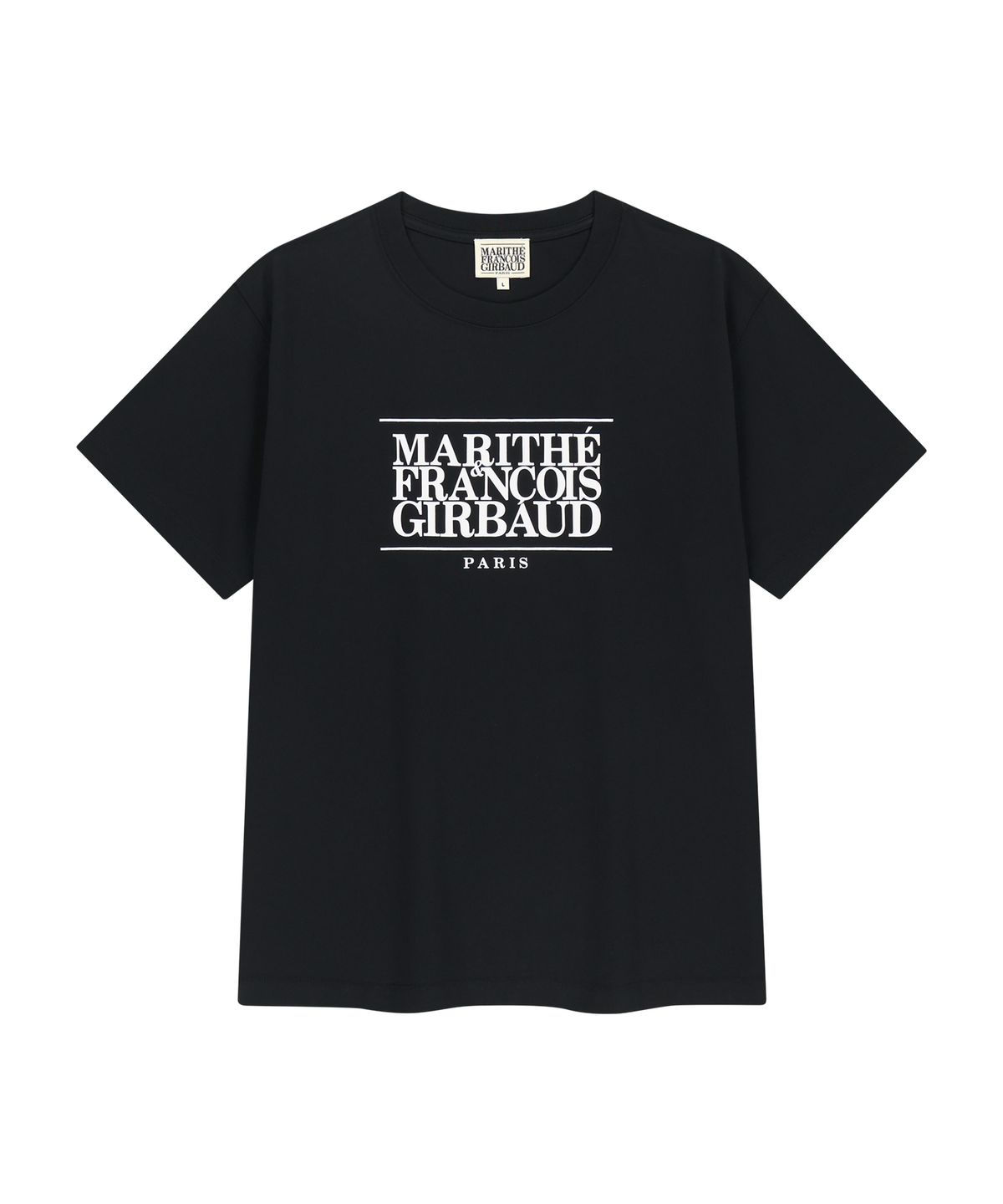 마리떼 프랑소와 저버(MARITHÉ + FRANҪOIS GIRBAUD) CLASSIC LOGO TEE black