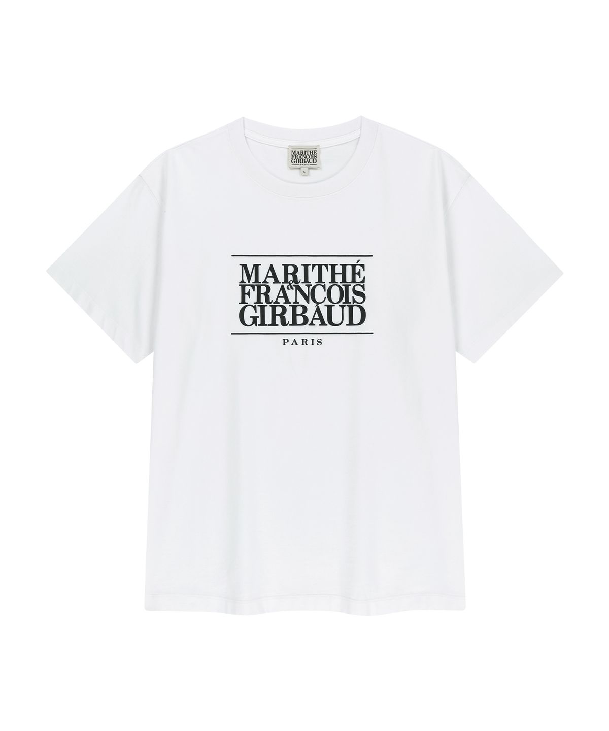 마리떼 프랑소와 저버(MARITHÉ + FRANҪOIS GIRBAUD) CLASSIC LOGO TEE white