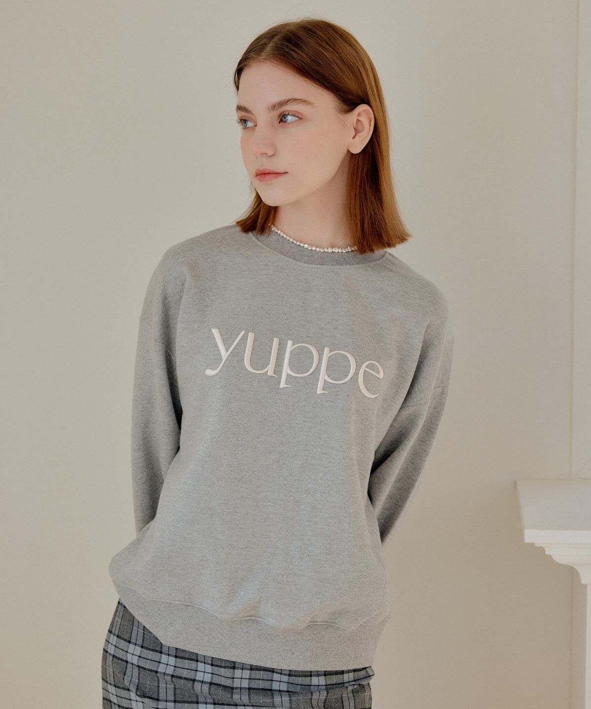 엽페(YUPPE) YUPPE SWEAT SHIRT_GRAY