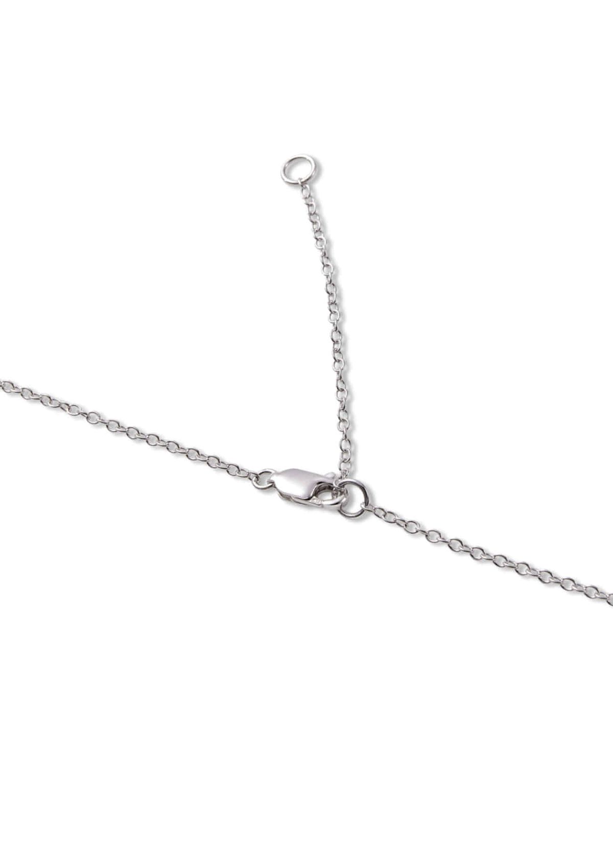 에이지47(AG47) [silver 925 ] stick necklace 01 hexagon silver