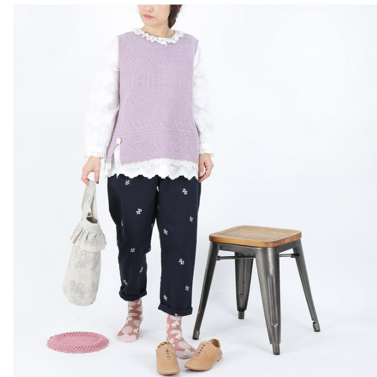 스타일바이미인(STYLEBYMIIN) 스캘럽스카시베스트