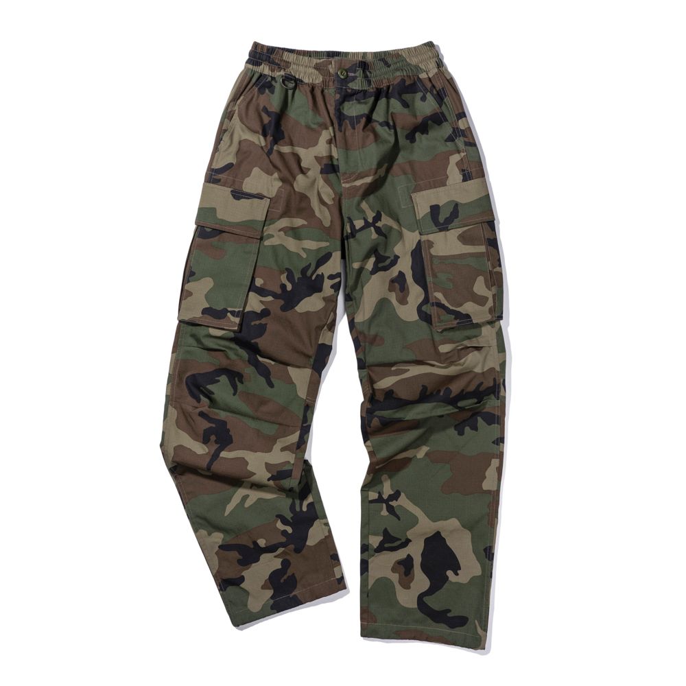 MUSINSA | EXTRAORDINARY CARGO RIPSTOP PANTS WOODLAND CAMO