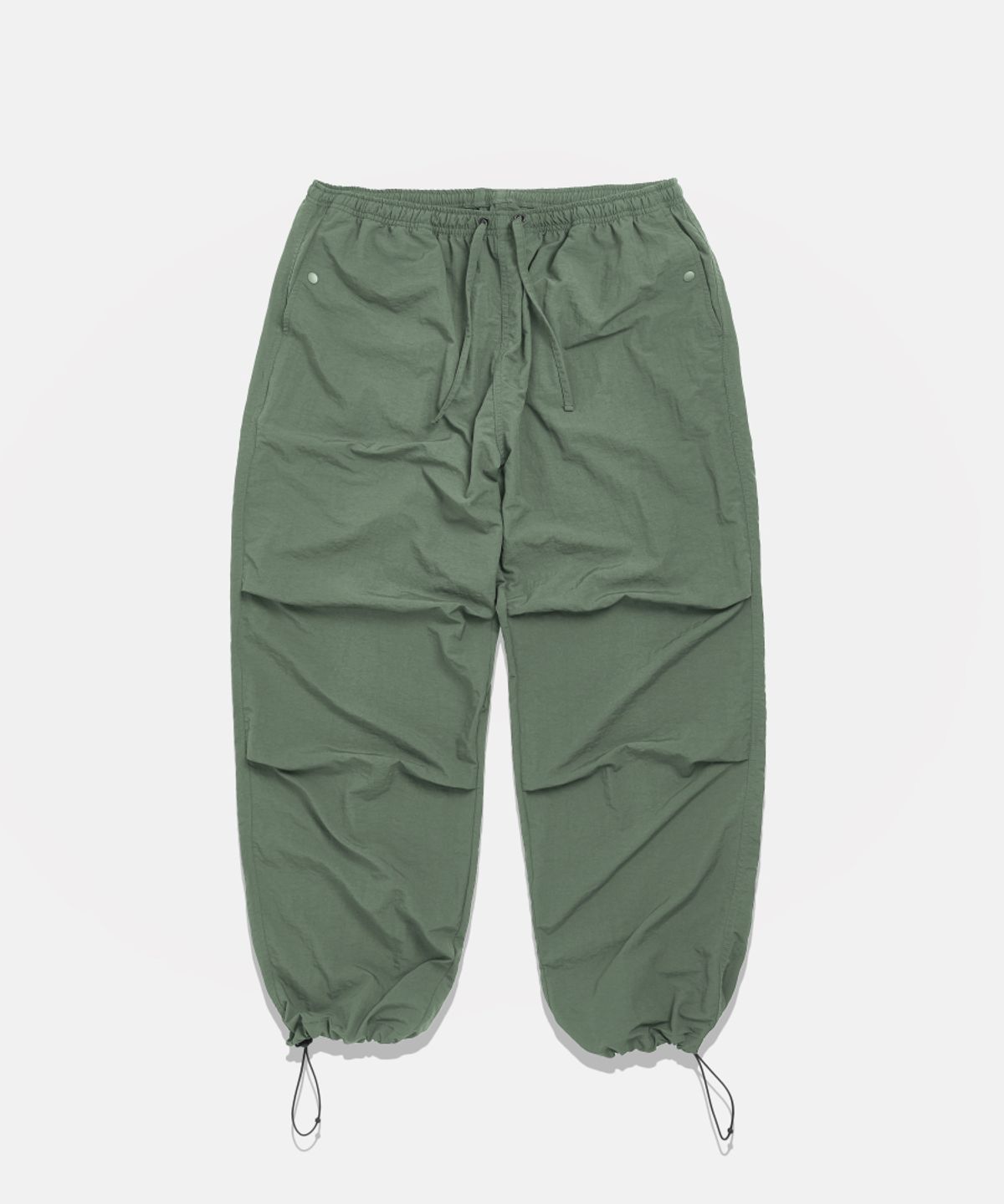 에스피오나지(ESPIONAGE) Nylon Warm Up Pants Olive