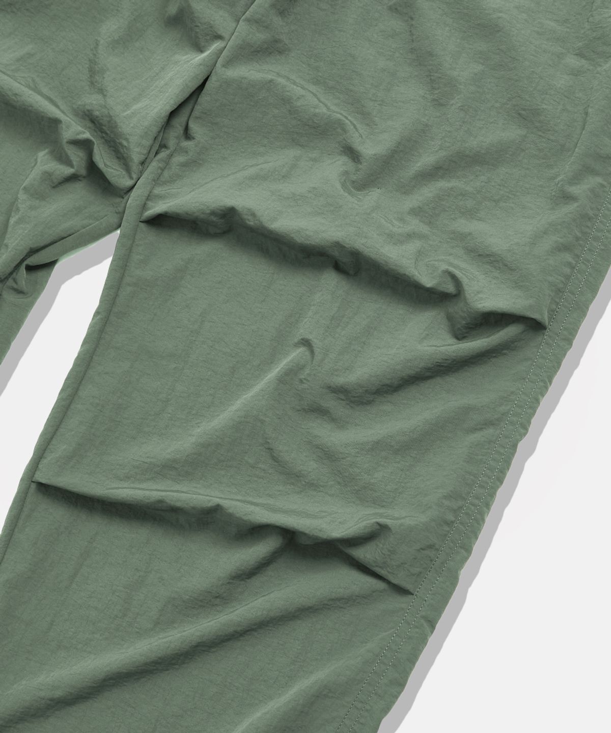 에스피오나지(ESPIONAGE) Nylon Warm Up Pants Olive