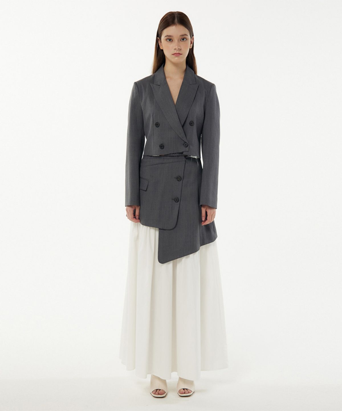 므아므(MMAM) Double cropped blazer