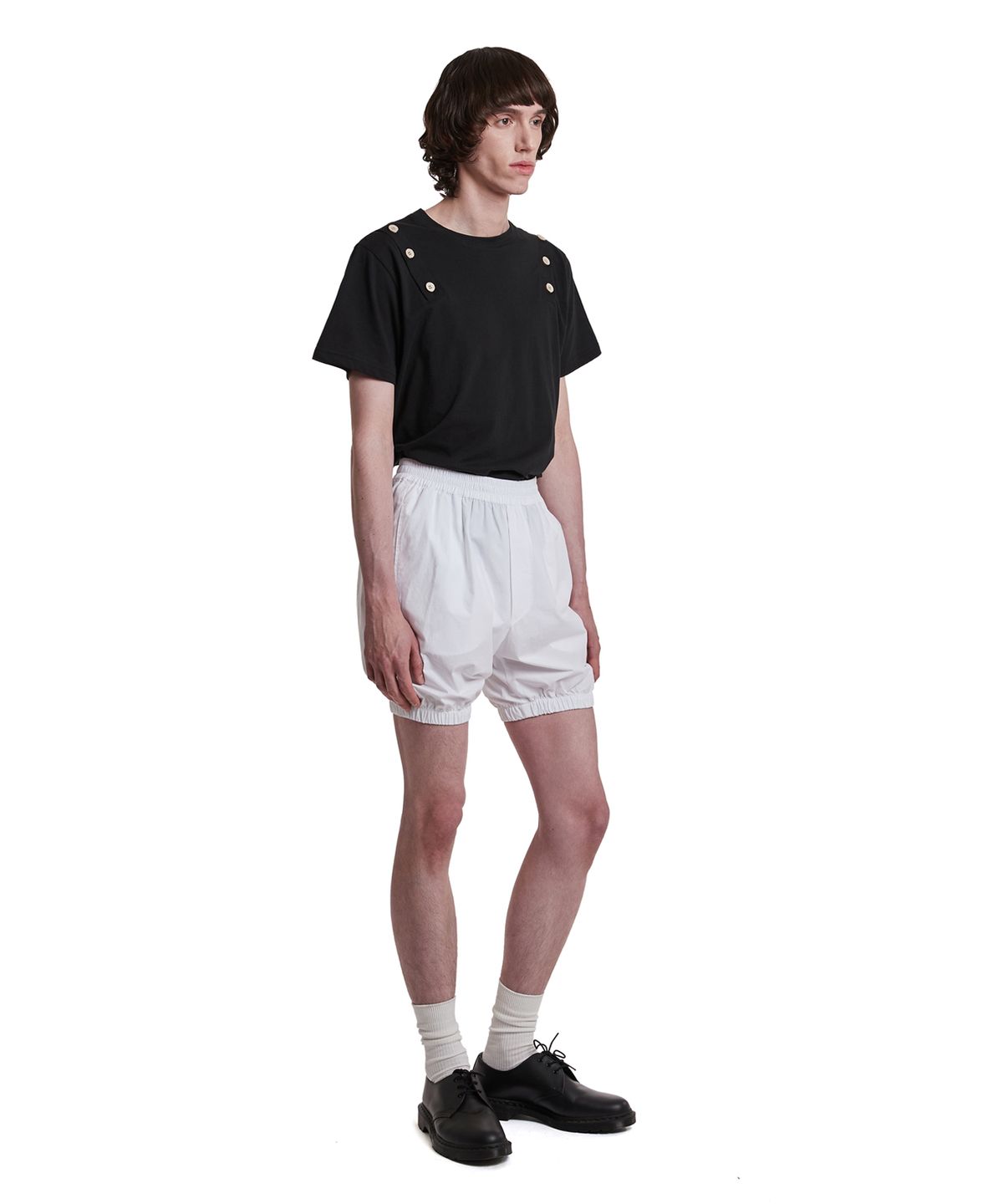 트렁크프로젝트(TRUNK PROJECT) Button T-Shirt_Black
