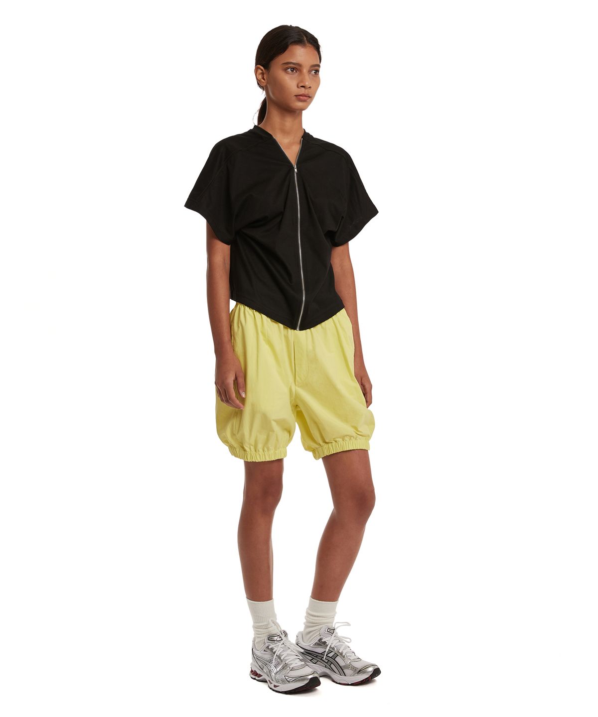 트렁크프로젝트(TRUNK PROJECT) Reversible Zip-Up T-Shirt_Black