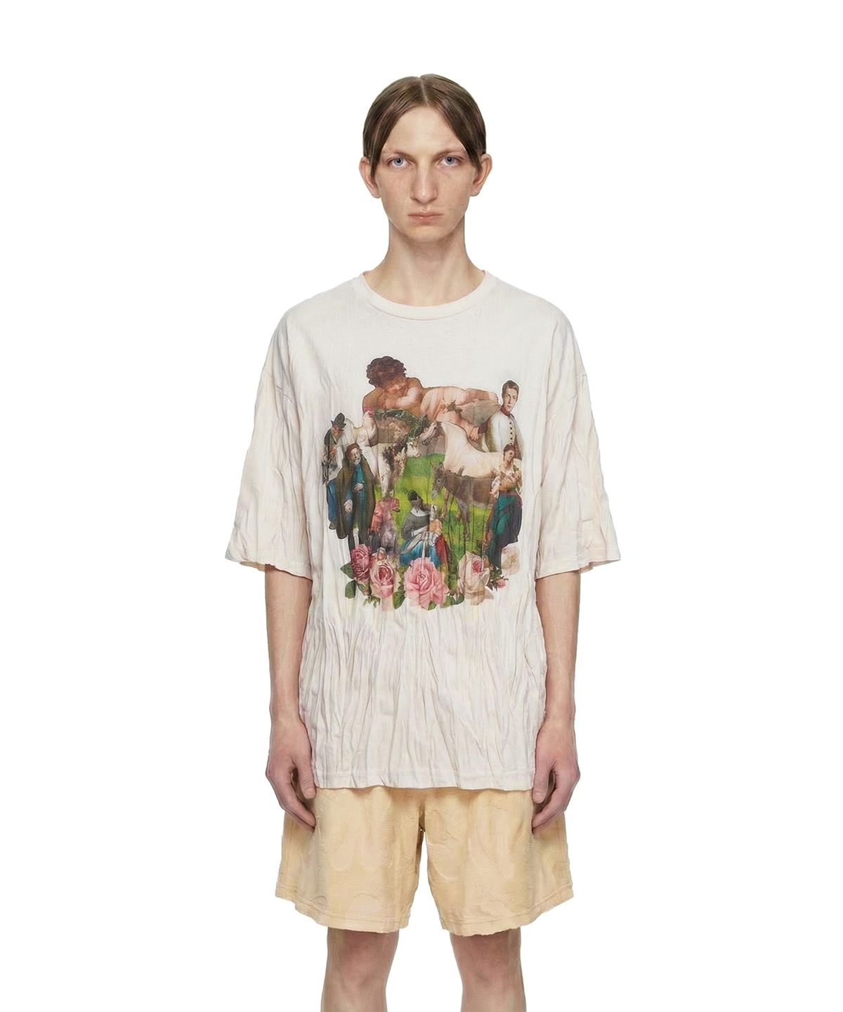 트렁크프로젝트(TRUNK PROJECT) Crinkled T-shirt_White