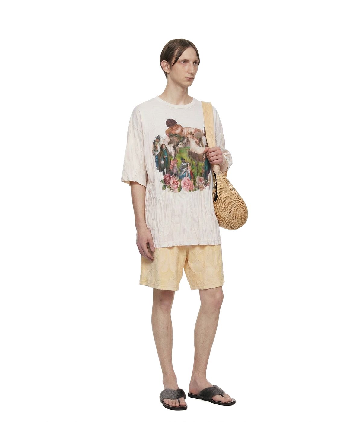 트렁크프로젝트(TRUNK PROJECT) Crinkled T-shirt_White