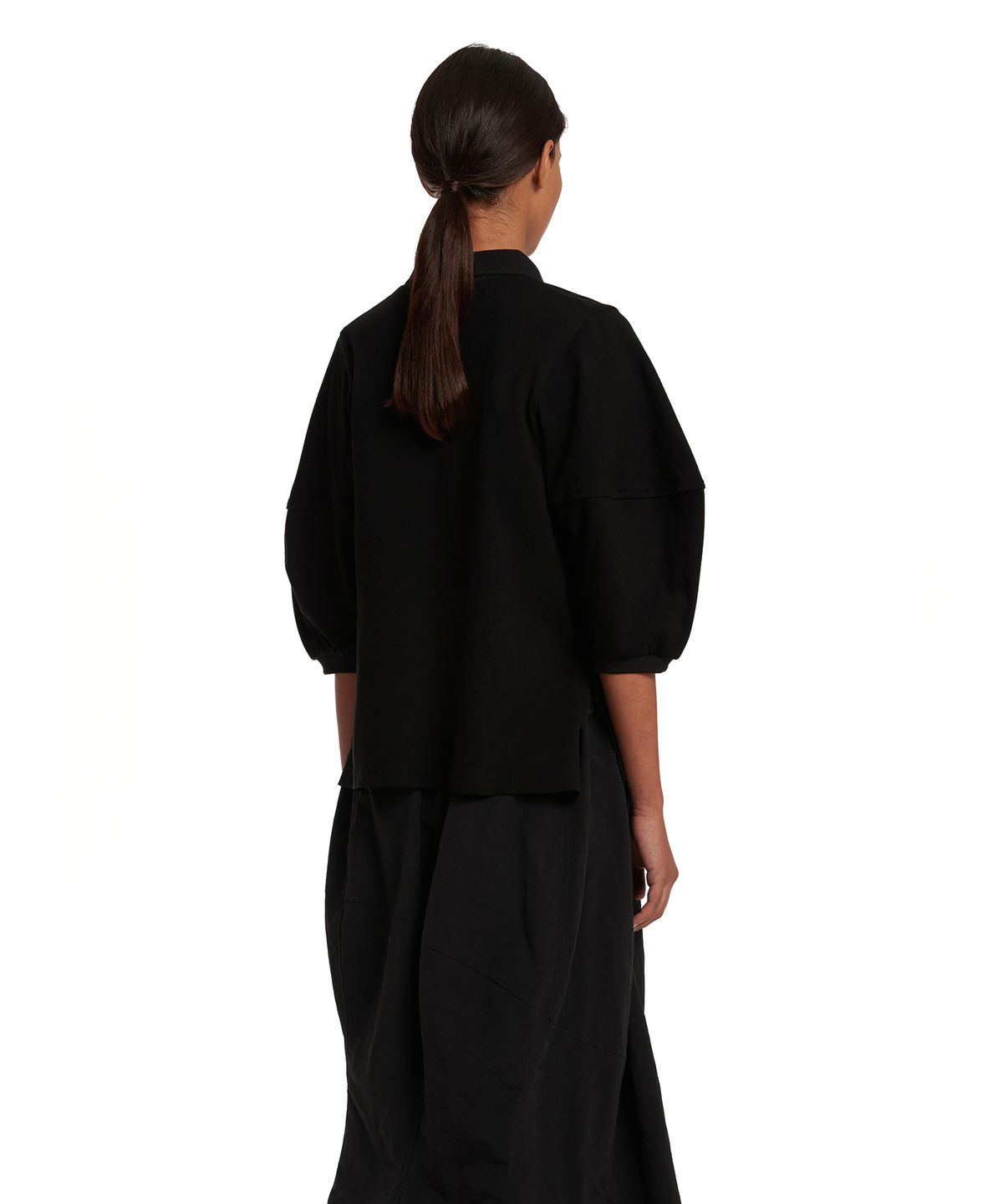 트렁크프로젝트(TRUNK PROJECT) Ballooned Sleeves PK Shirt_Black