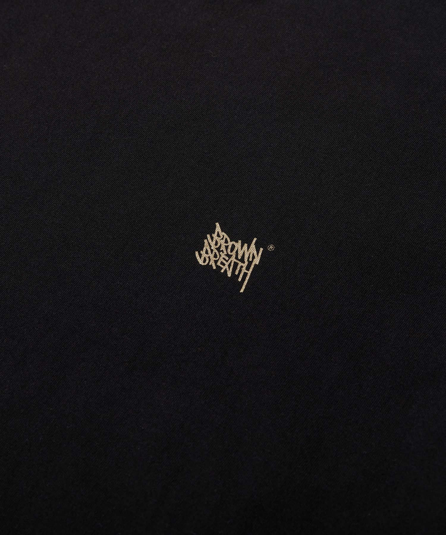 MUSINSA | BROWNBREATH PAISLEY TAG TEE - BLACK