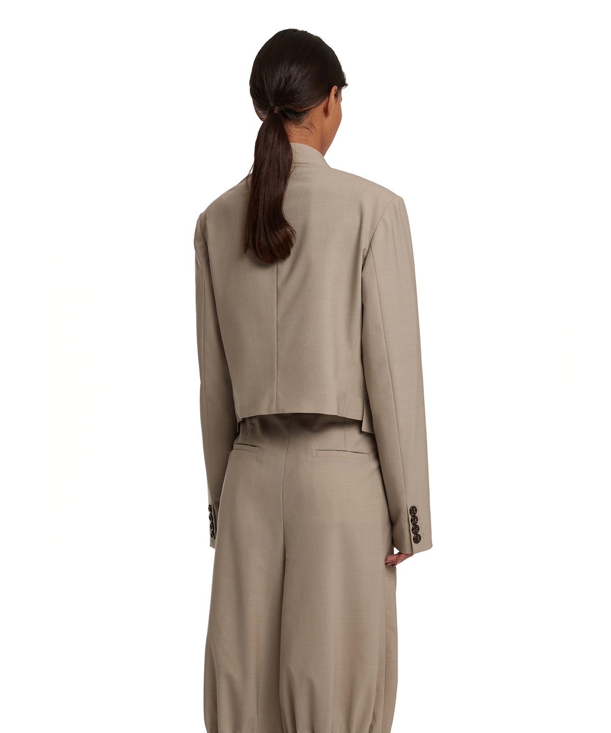 트렁크프로젝트(TRUNK PROJECT) Double-Breasted Short Blazer_Beige