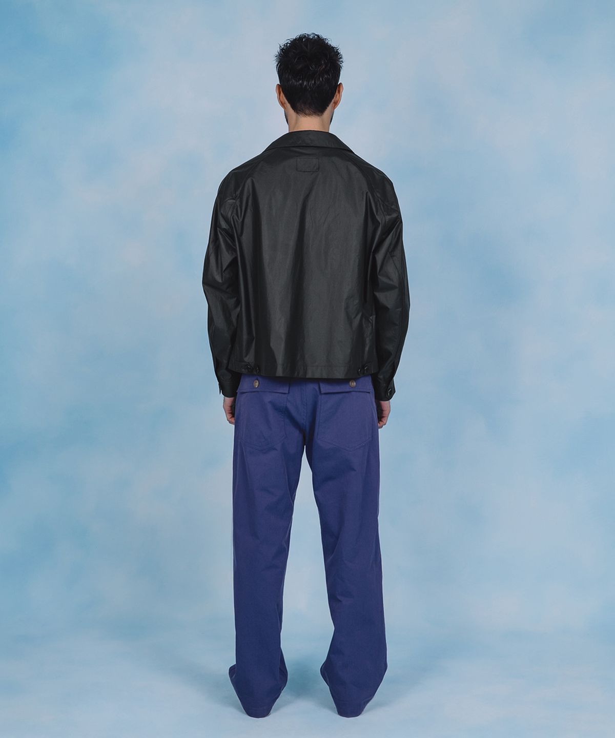 셔터(SHIRTER) 22SS COATED NYLON JACKET (BLACK)