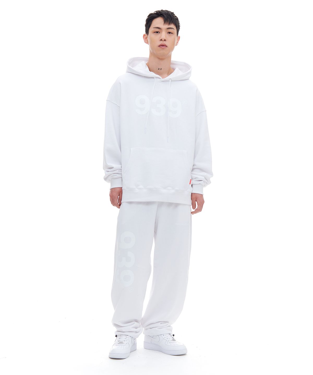아카이브 볼드(ARCHIVE BOLD) 939 LOGO HOOD (WHITE)