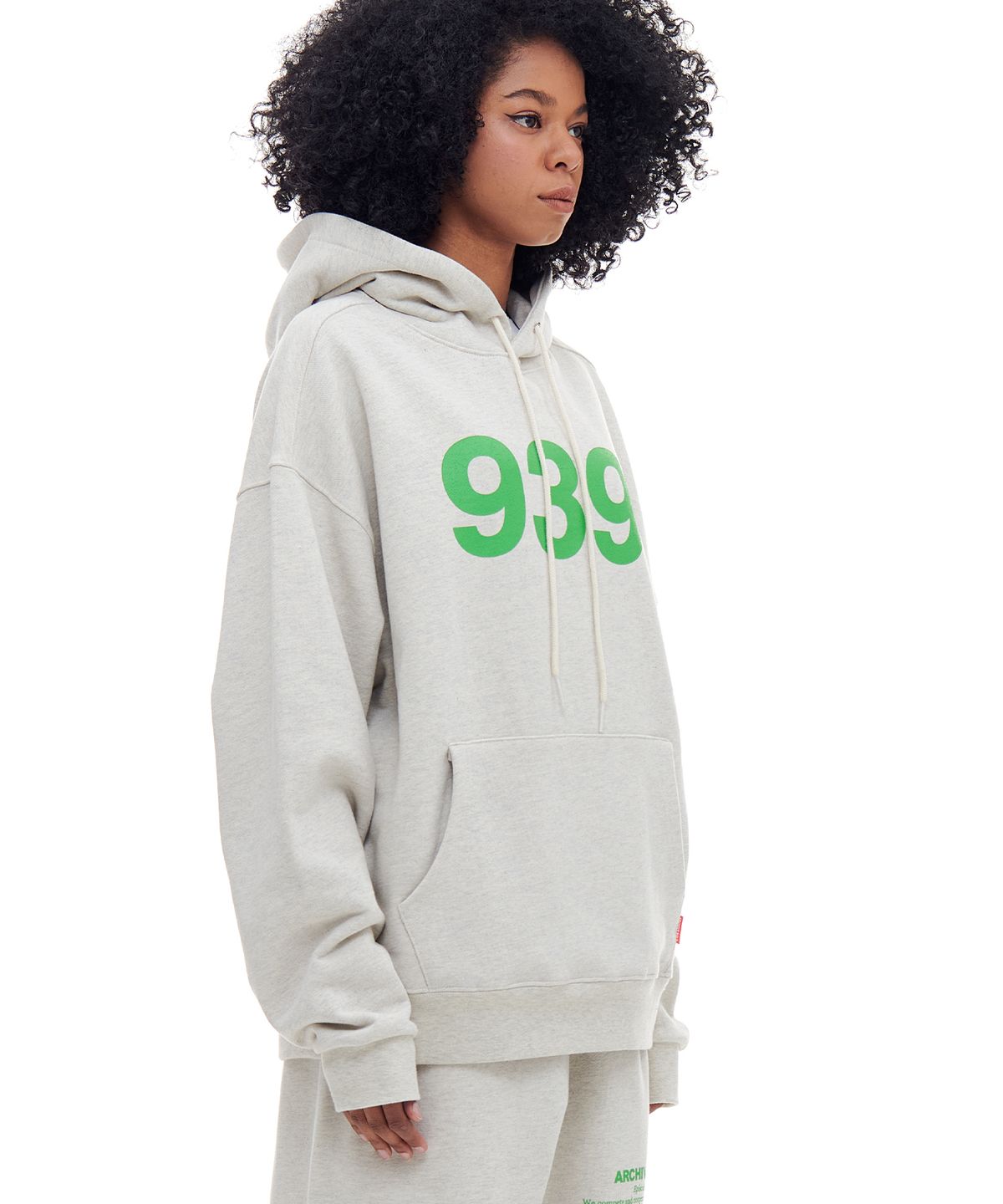 아카이브 볼드(ARCHIVE BOLD) 939 LOGO HOOD (OATMEAL)