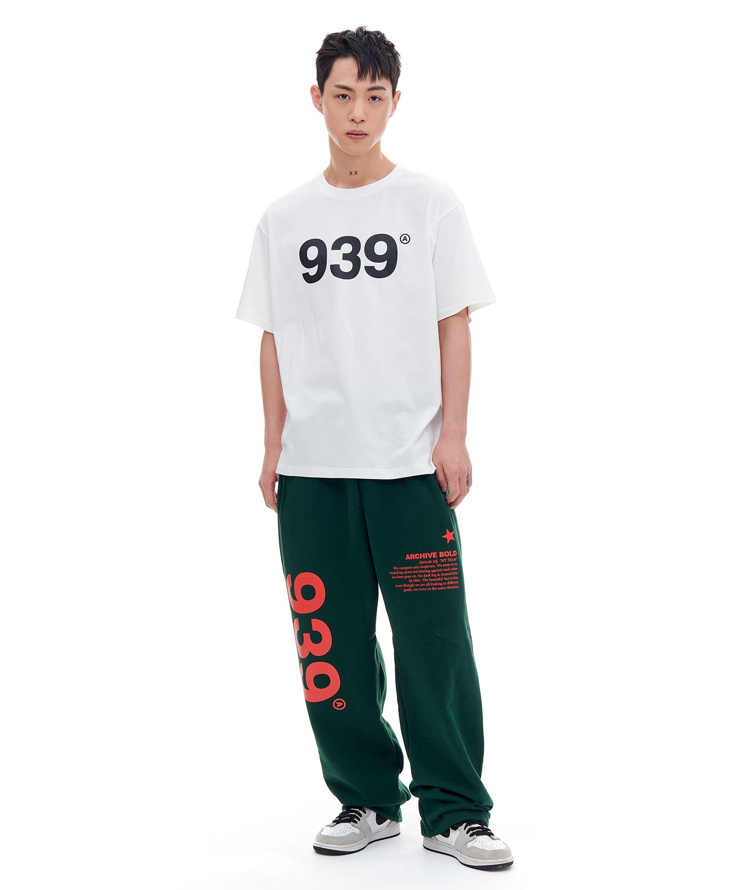 MUSINSA | ARCHIVE BOLD 939 LOGO T-SHIRTS #02_WHITE