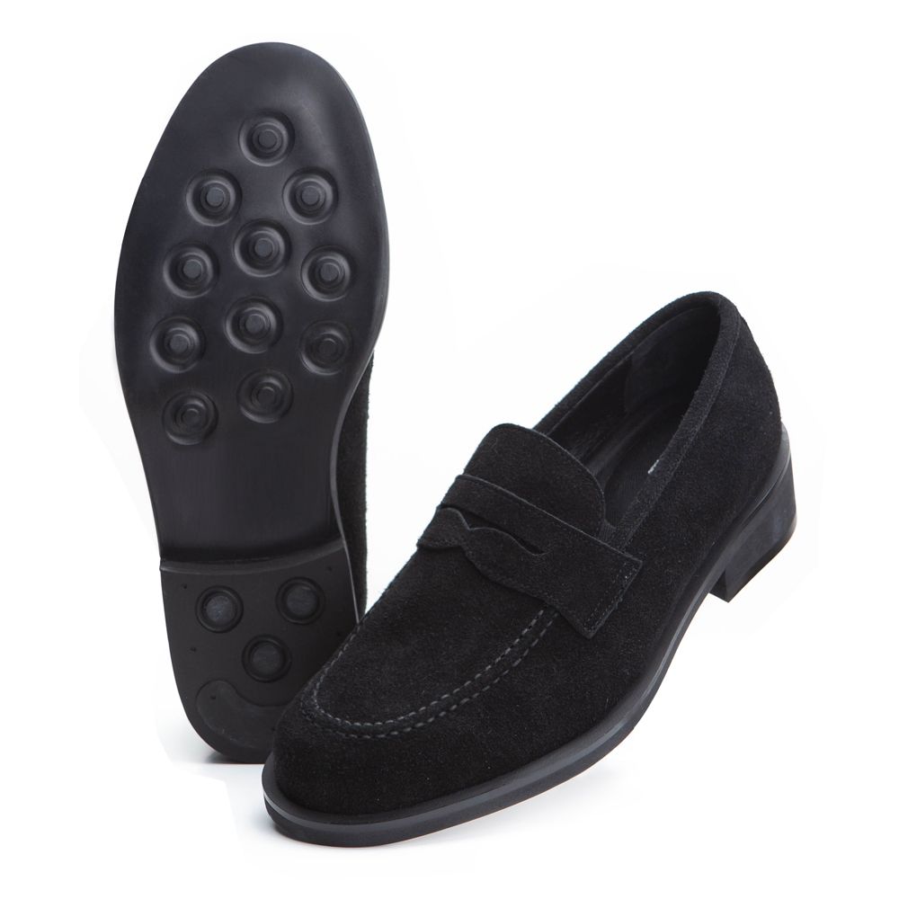 ローファー・オックスフォード customade 4cm suede penny loafer Pearson CR0047BK MUSINSA | CUSTOMADE 4cm Suede Penny Loafer Pearson (CR0047)