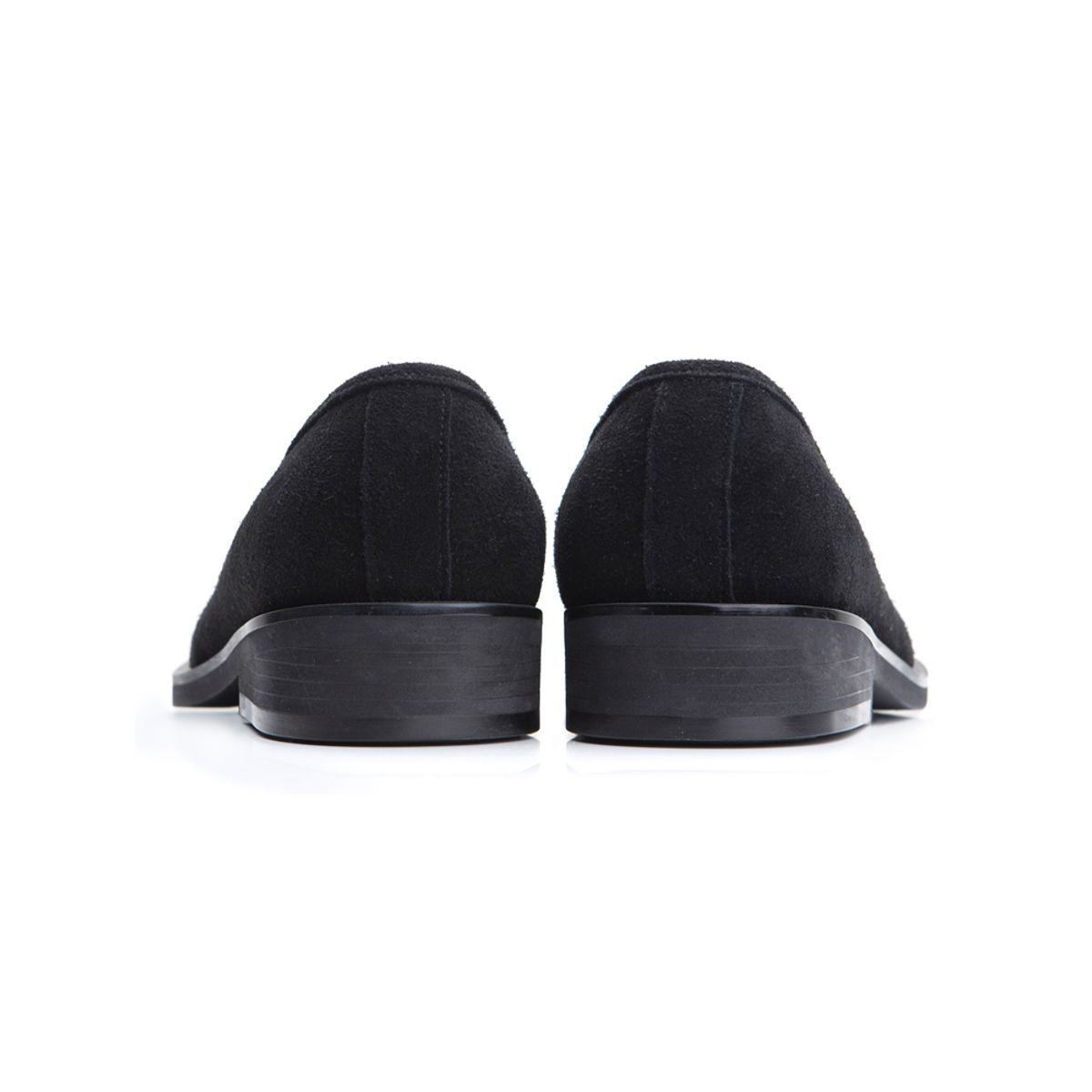 커스텀에이드(CUSTOMADE) 피어슨 스웨이드 페니로퍼 4cm (CR0047BK)