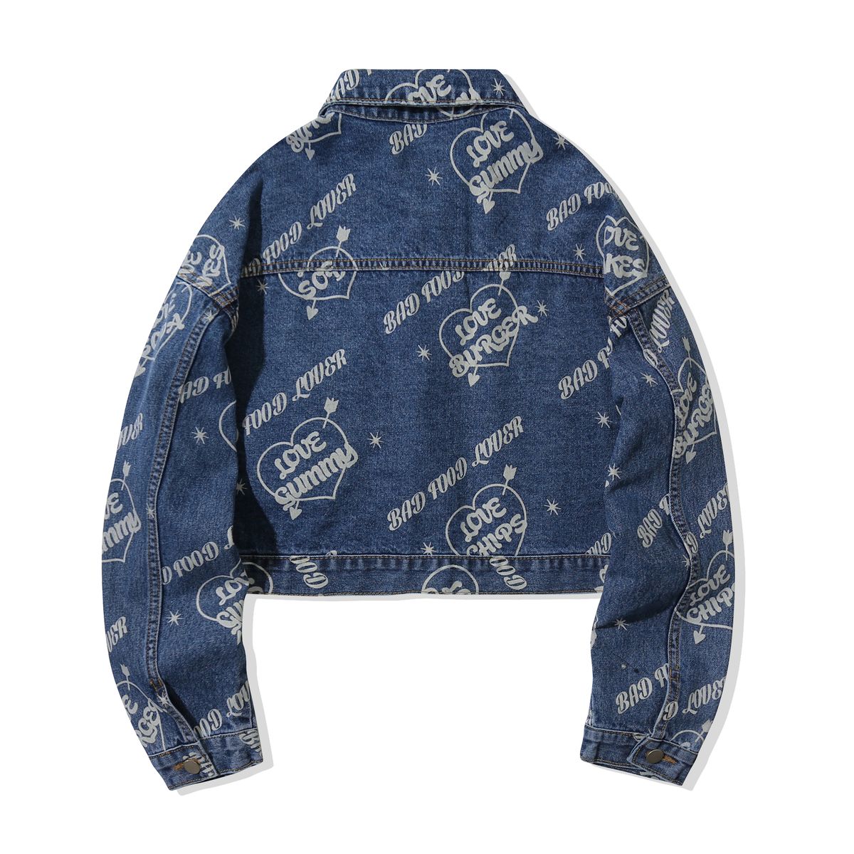 메인부스(MAINBOOTH) Love JF Crop Jacket(BLUE)