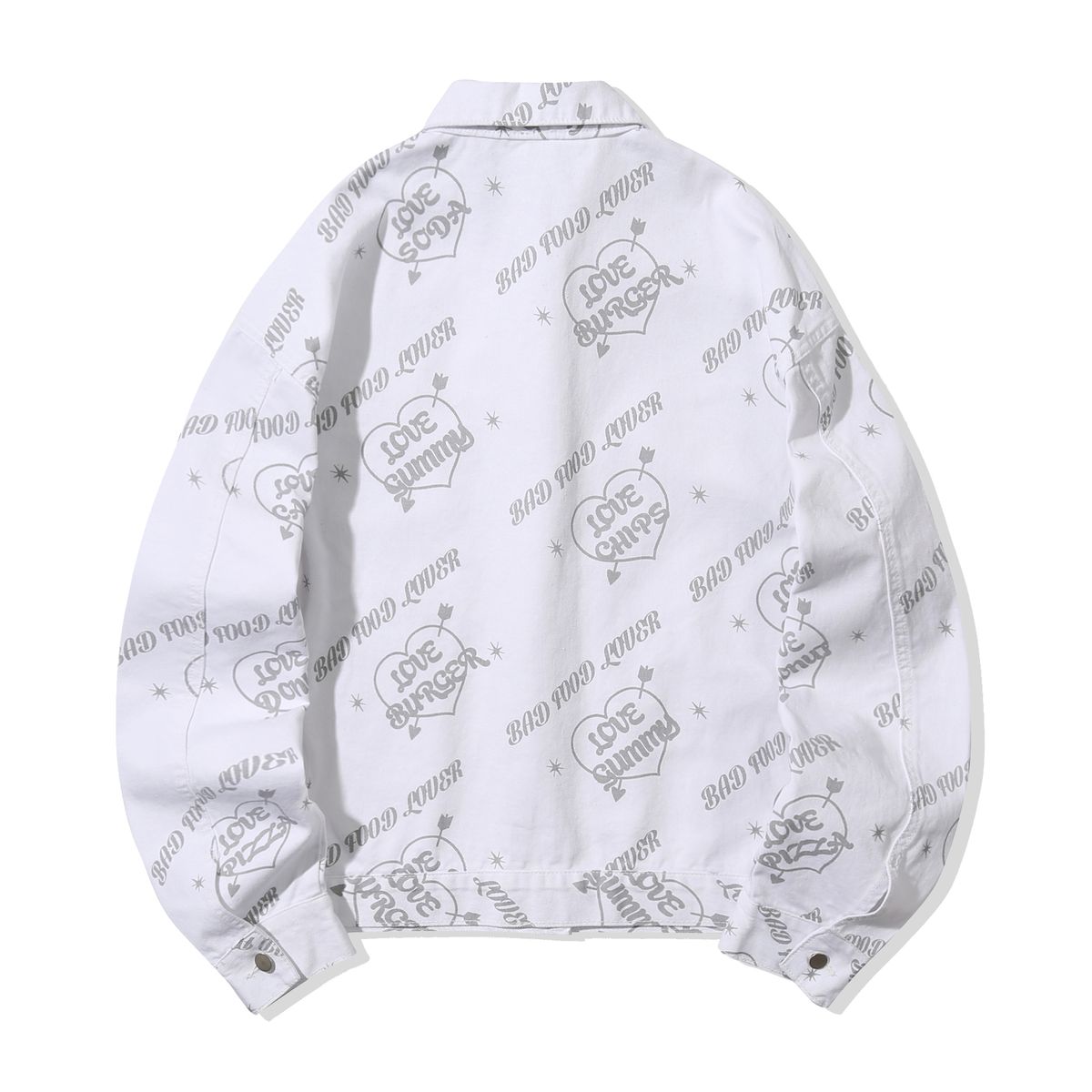 메인부스(MAINBOOTH) Love JF Denim Jacket(WHITE)