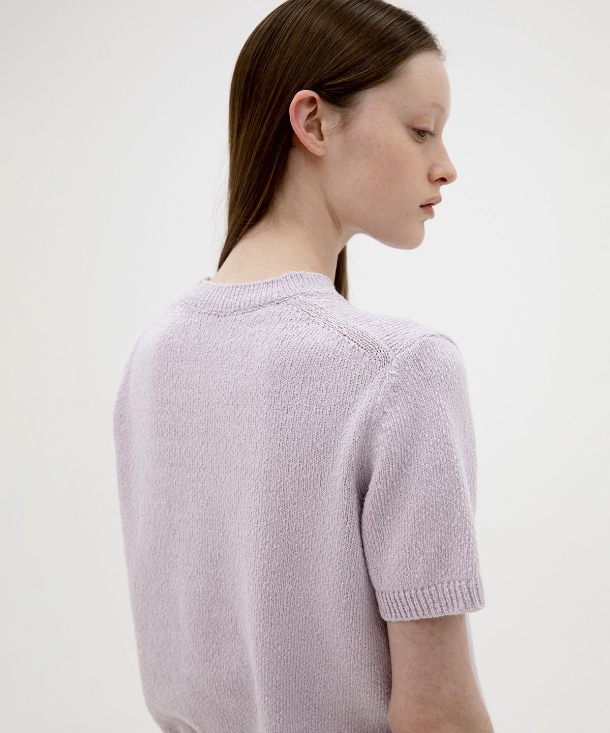 르바(LEVAR) Half-sleeve Boucle Knit Top - 6colors