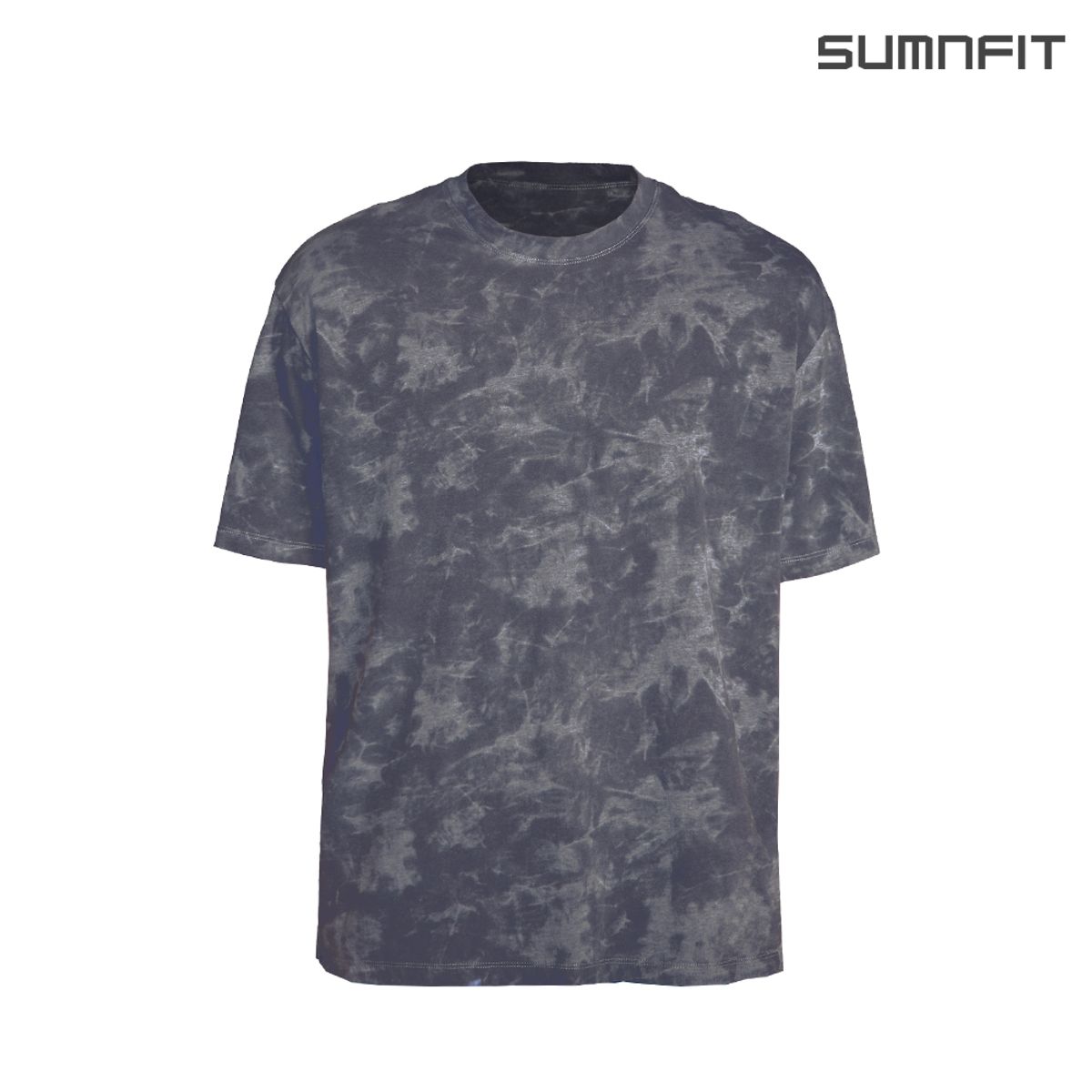 썸앤핏(SUMNFIT) 타이다이 루즈핏 티셔츠 차콜