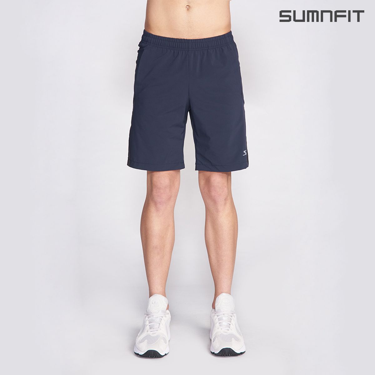 썸앤핏(SUMNFIT) 사이드 펀칭 4.5부 팬츠 네이비