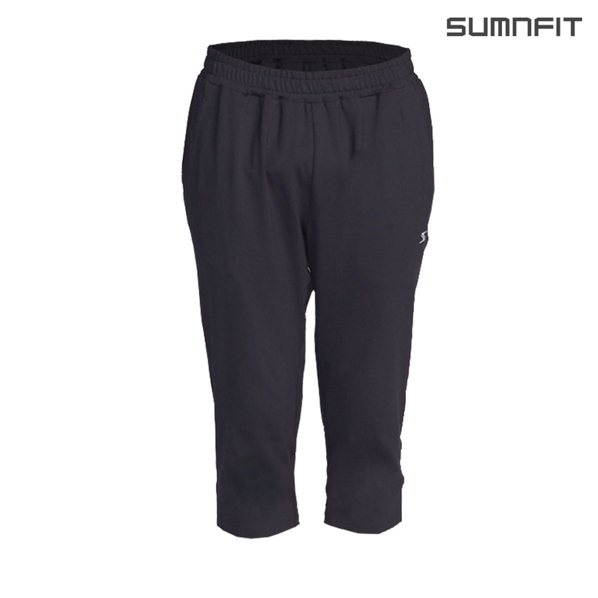 썸앤핏(SUMNFIT) 이지핏 7부 팬츠 블랙