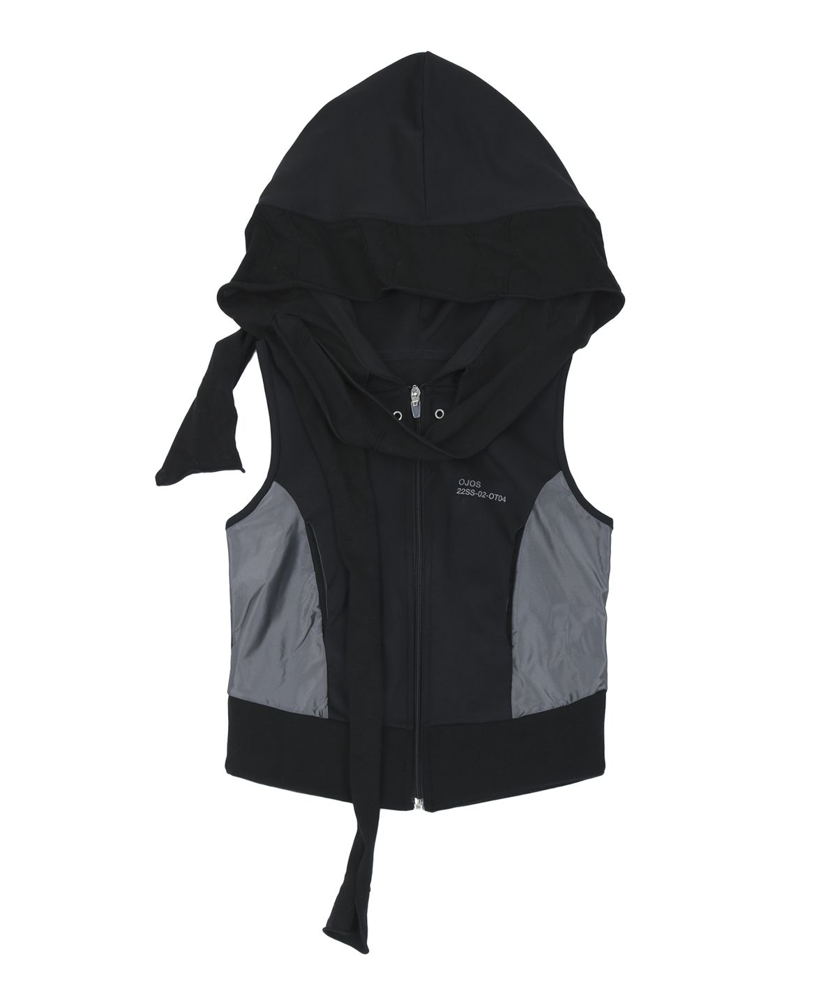 오호스(OJOS) Muffler Boxer Hoodie Zip-up / Black