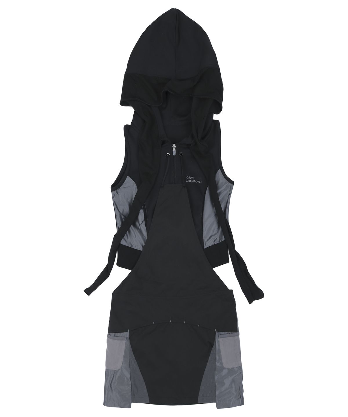 오호스(OJOS) Muffler Boxer Hoodie Zip-up / Black