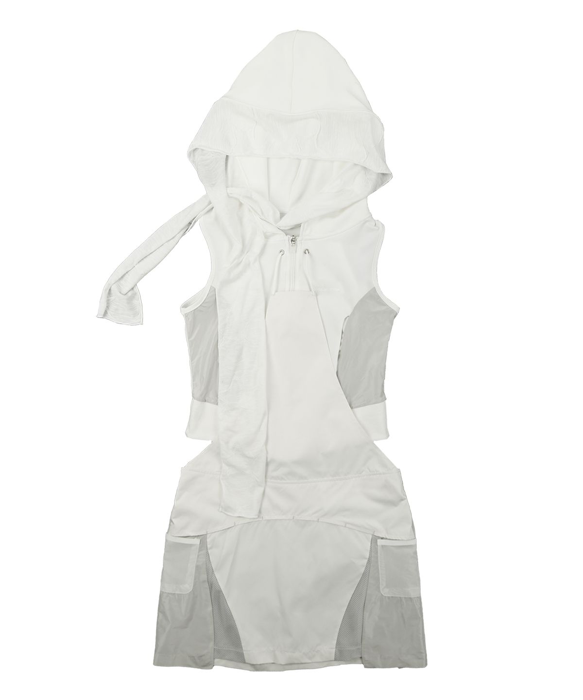 오호스(OJOS) Muffler Boxer Hoodie Zip-up / Off White - 사이즈 