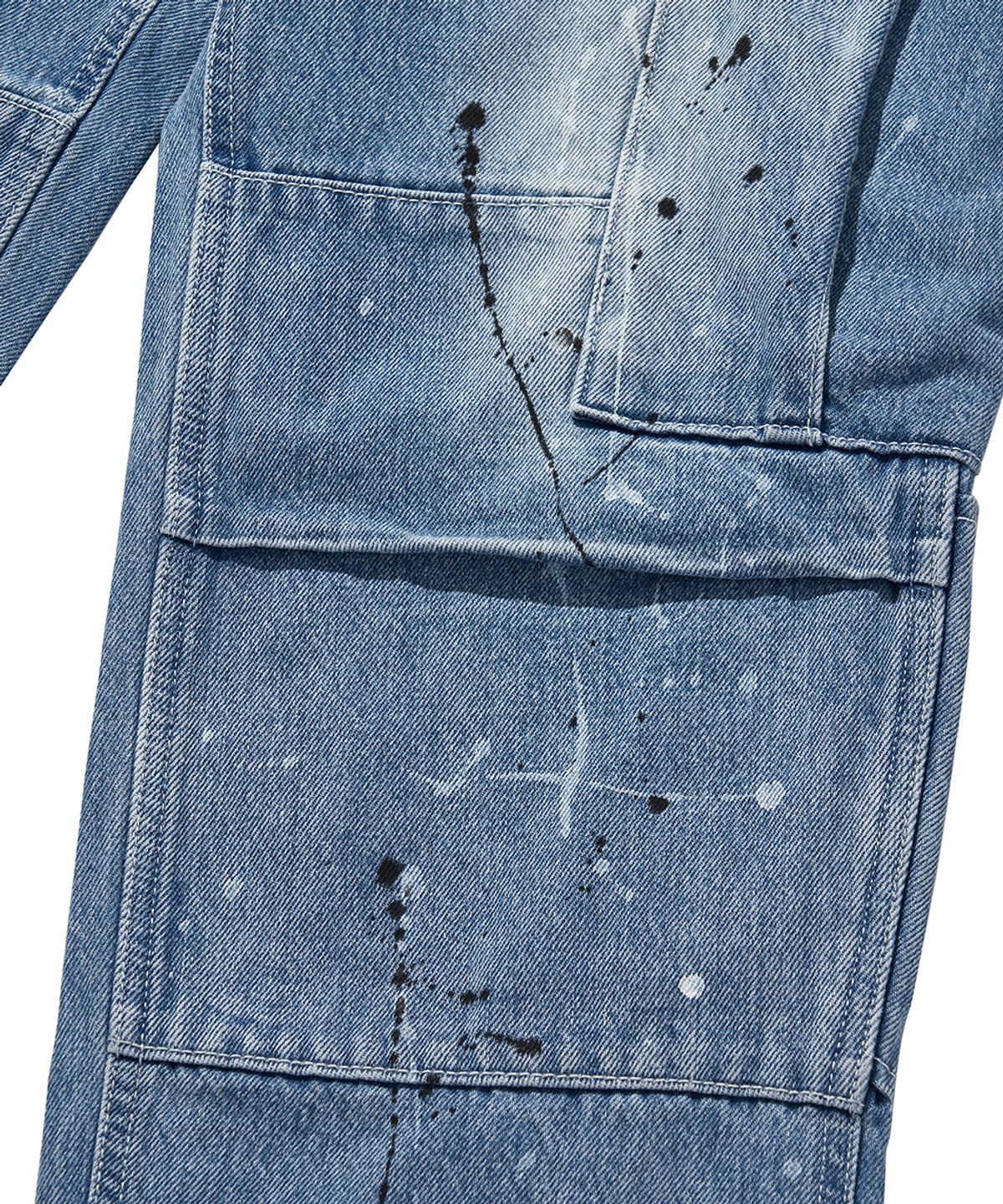 리베레(LIBERE) MIL CARGO DENIM PANTS / BLUE
