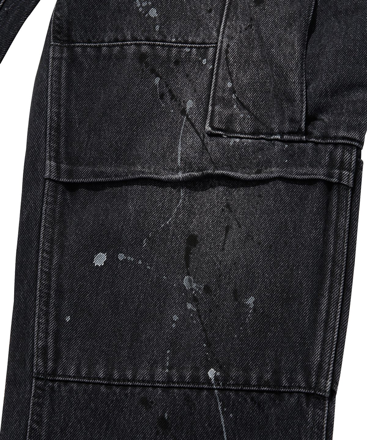 리베레(LIBERE) MIL CARGO DENIM PANTS / BLACK