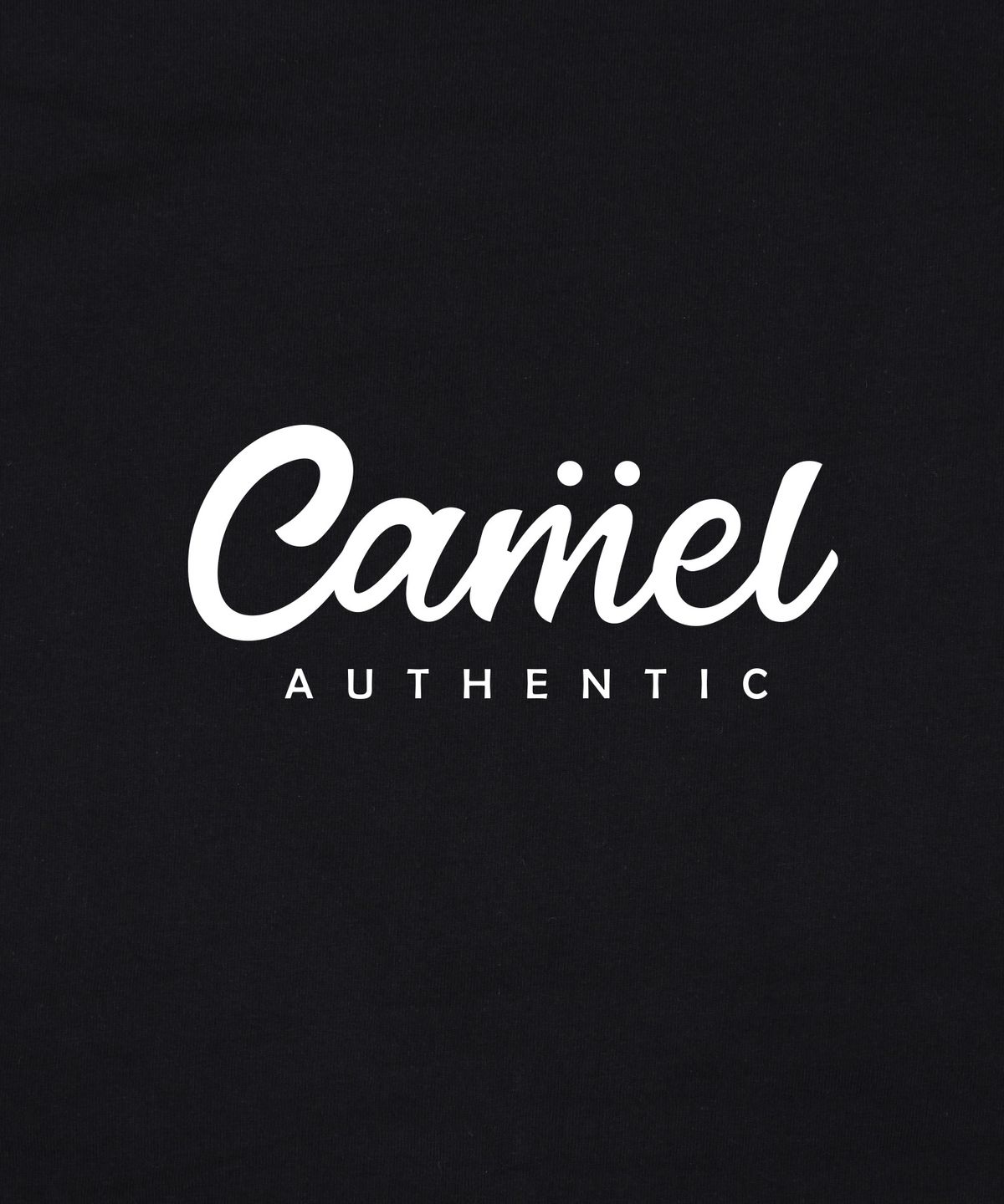카멜워크(CAMEL WORK) 어센틱 로고 반팔티셔츠(블랙)