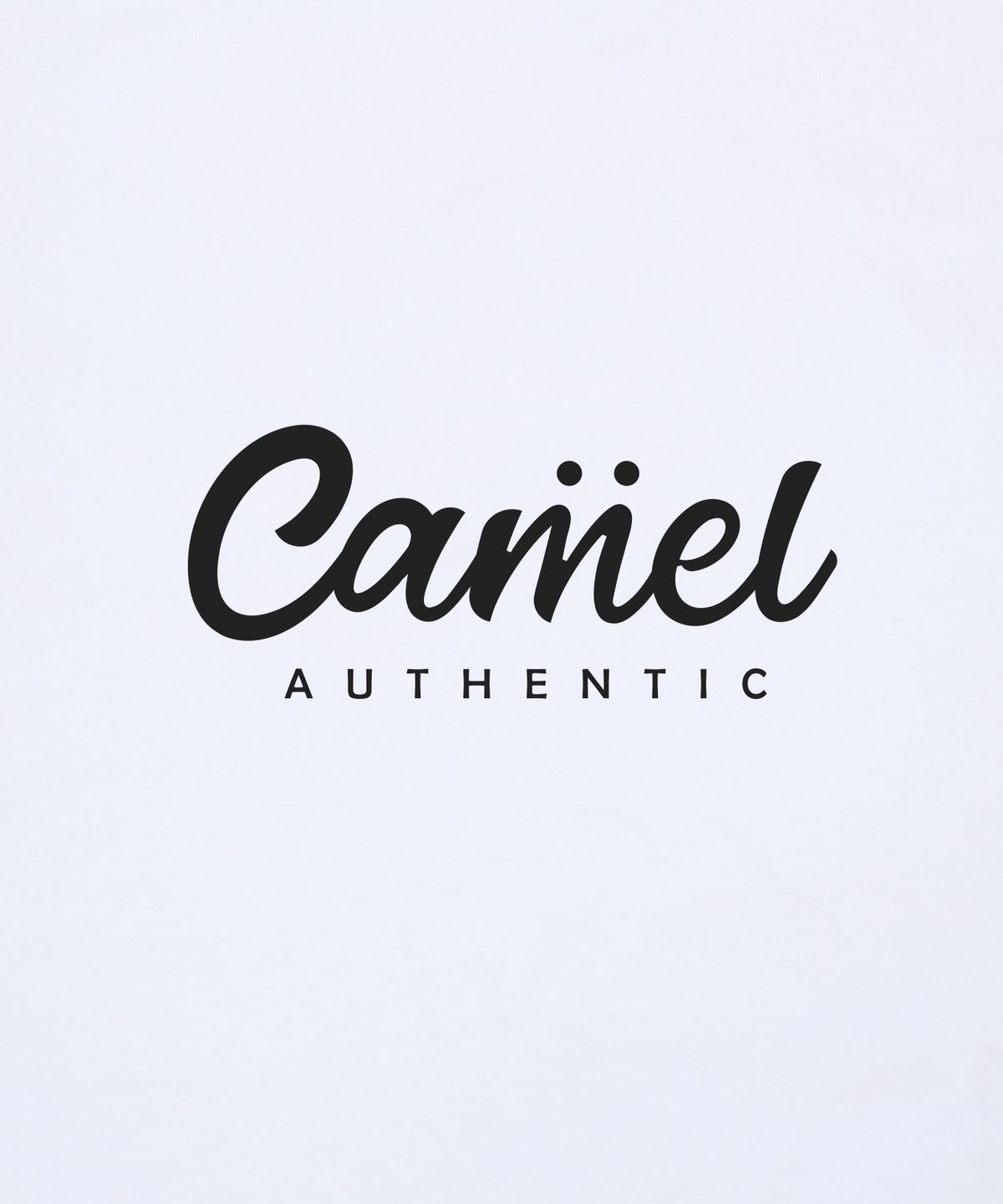 카멜워크(CAMEL WORK) 어센틱 로고 반팔티셔츠(화이트)