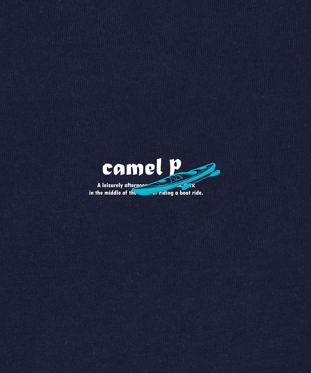 카멜워크(CAMEL WORK) 카멜 파크 반팔티셔츠(네이비)