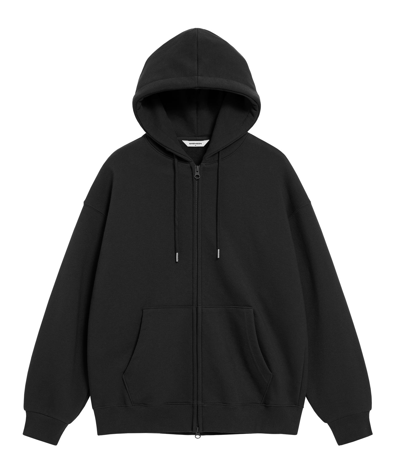 MUSINSA BRENSON ESSENTIAL OVERSIZED 2WAY ZIP-UP HOODIE