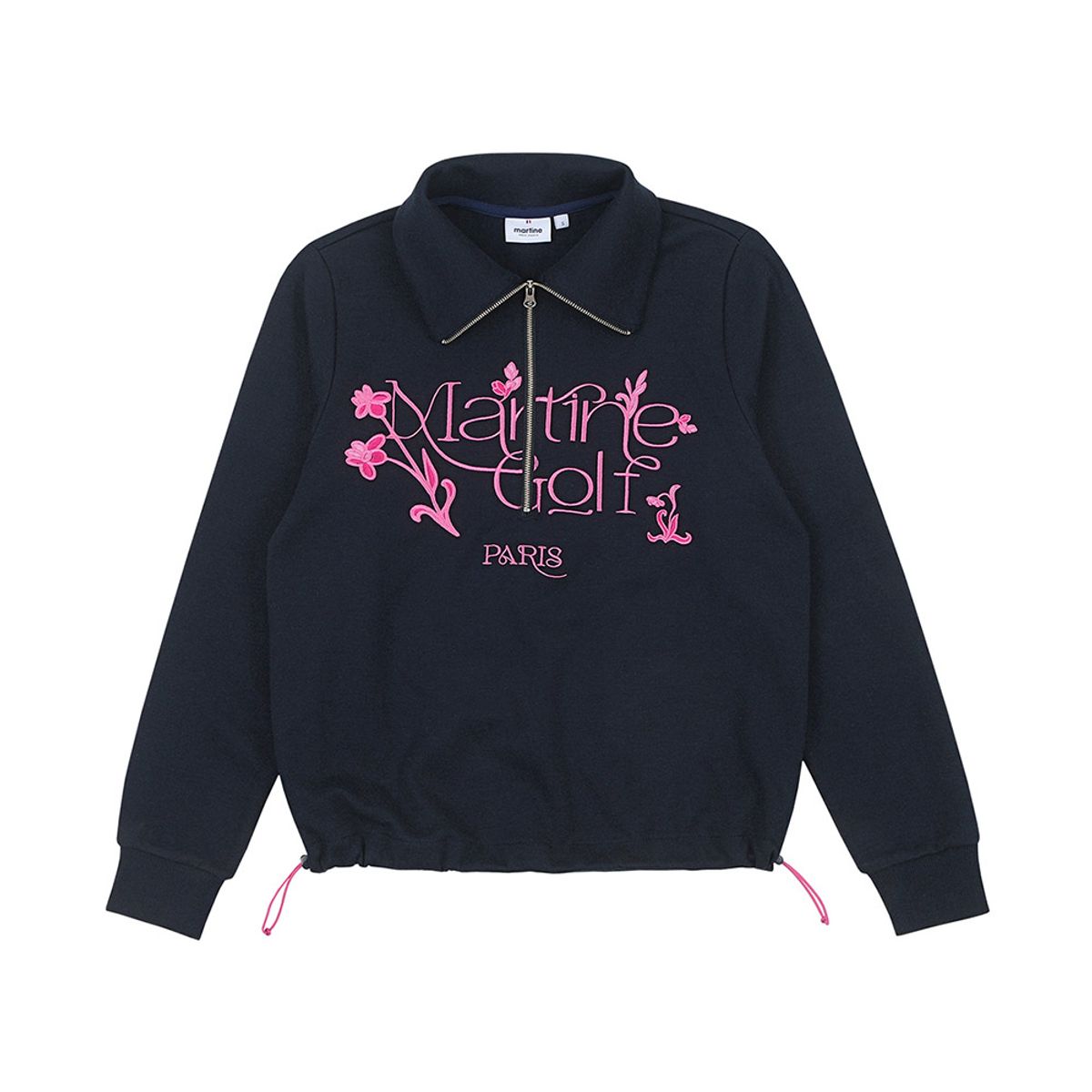 마틴골프(MARTINE GOLF) Half Zip-up Sweat Shirts_Navy