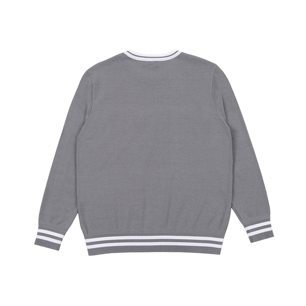 마틴골프(MARTINE GOLF) Reverse Logo Round Knit_Dark Grey (Men)